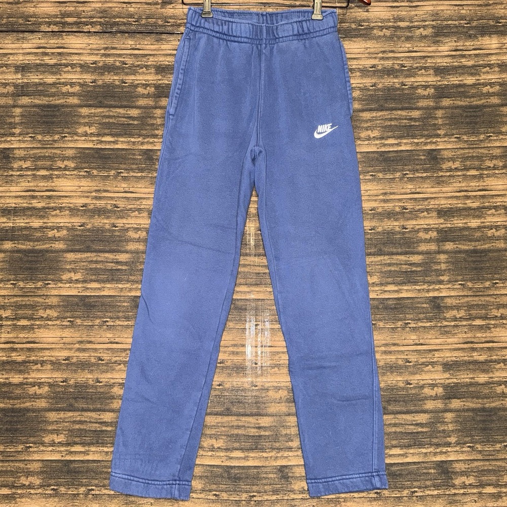 Nike Sweatpants Mens XS Blue Club Fleece Pants Training Athletic BV2707-410